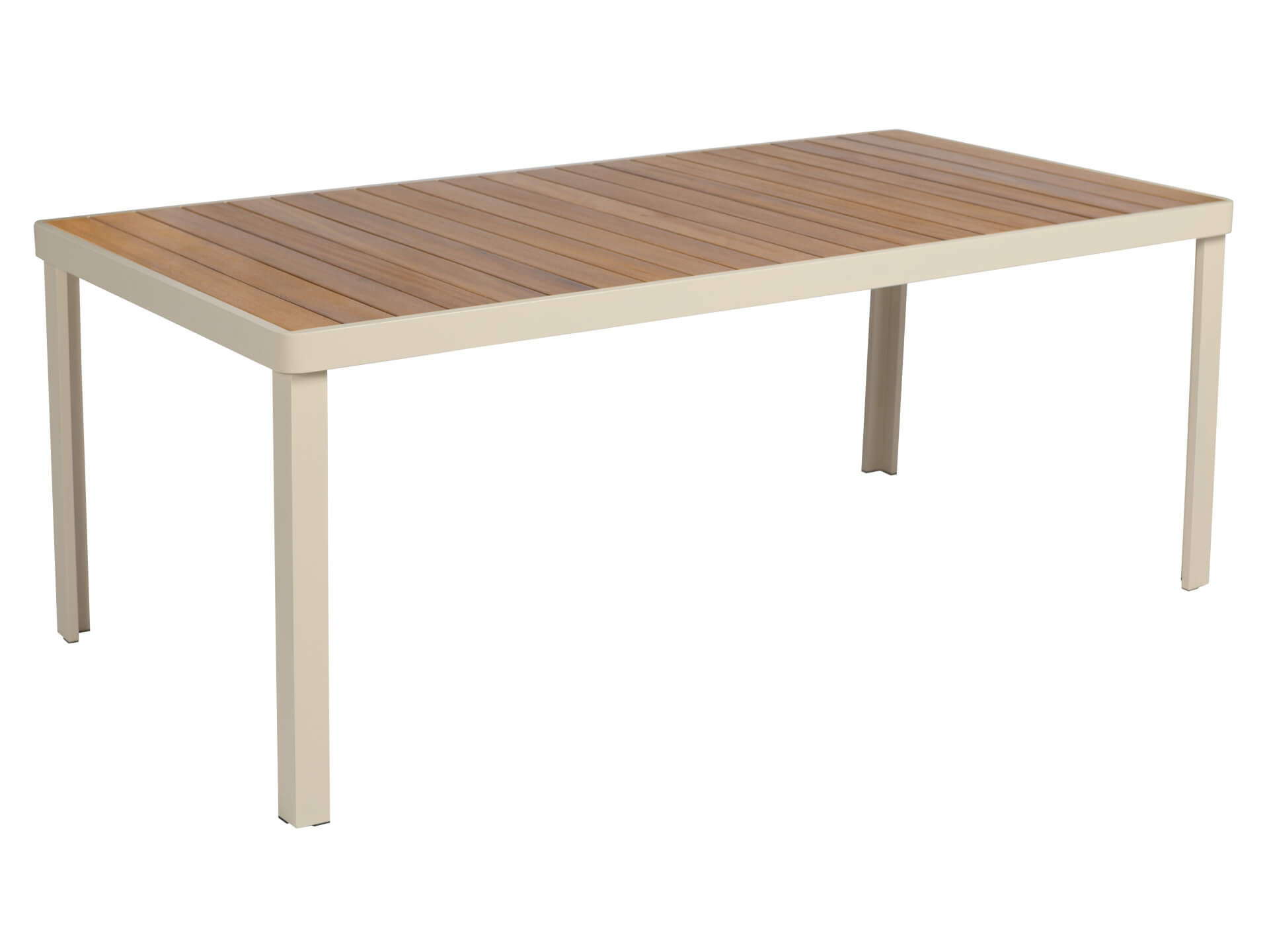 Gartenessgruppe ISRA DINNING 100/200 Set 6 creme/grau Tisch