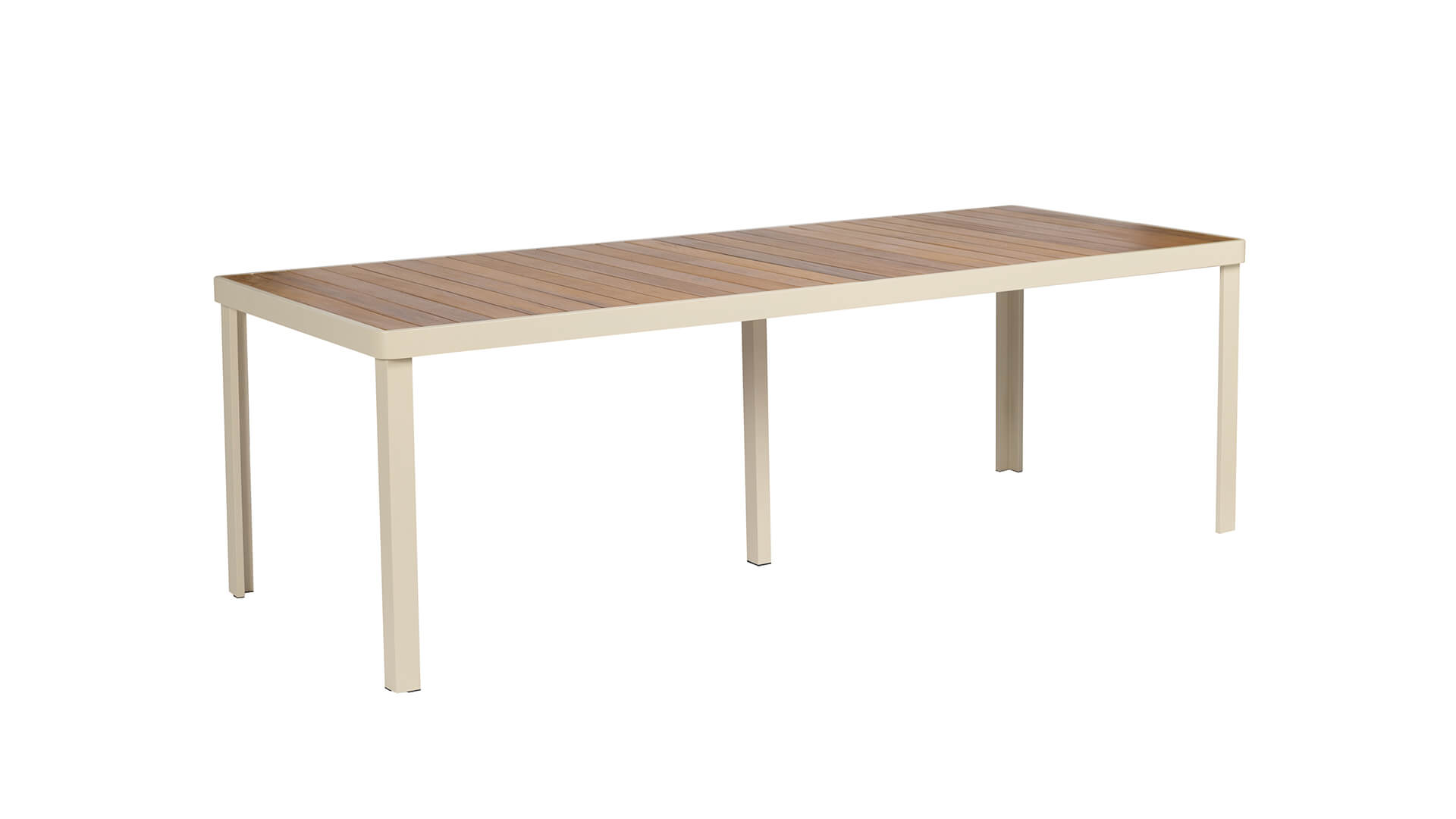 Gartenessgruppe ISRA DINNING 100/270 Set 8 creme/grau Tisch