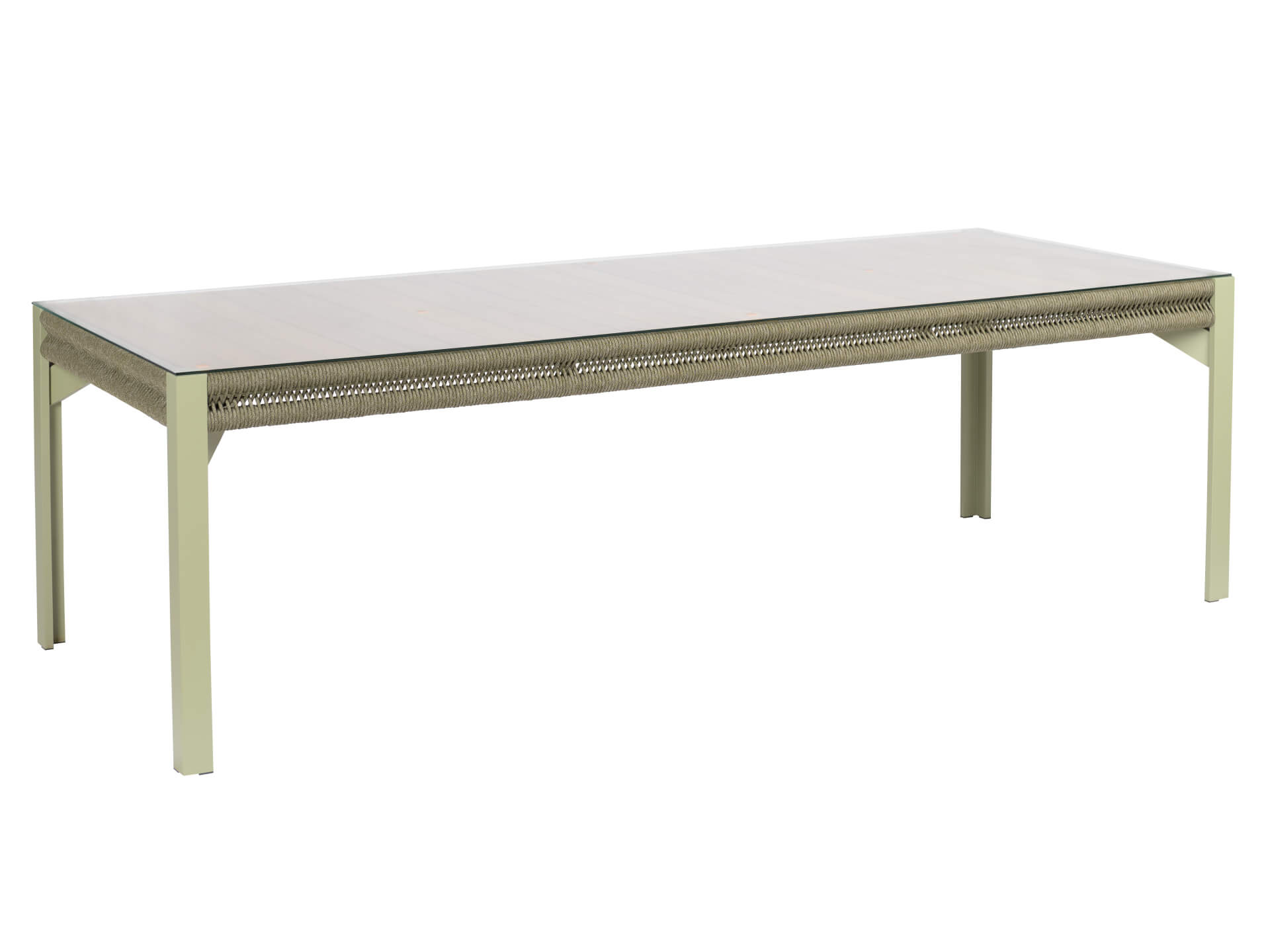 S-2011 Tisch 100/250 grün/cappuccino