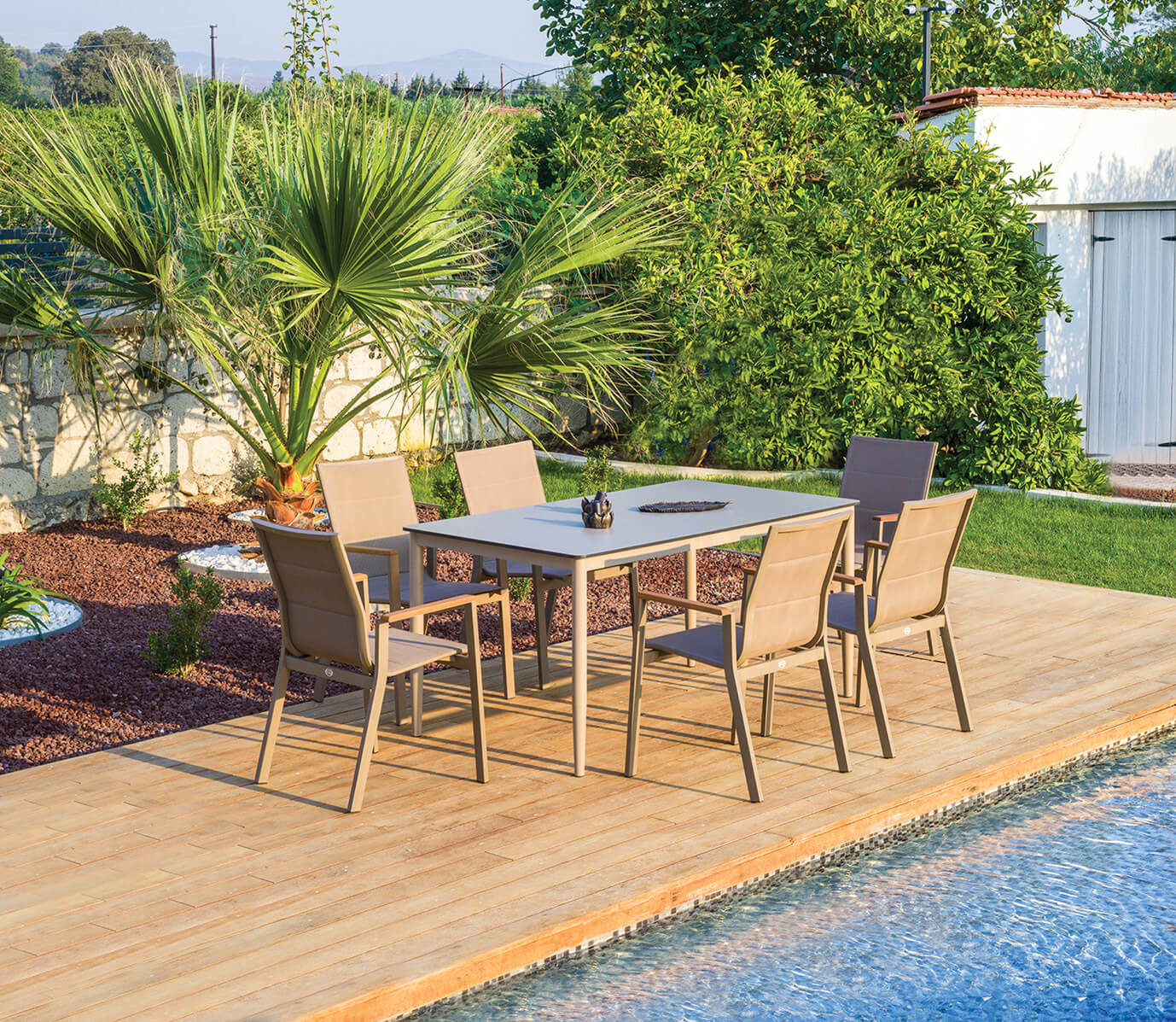 Gartenstuhl ARIZONA CHAIR cappuccino