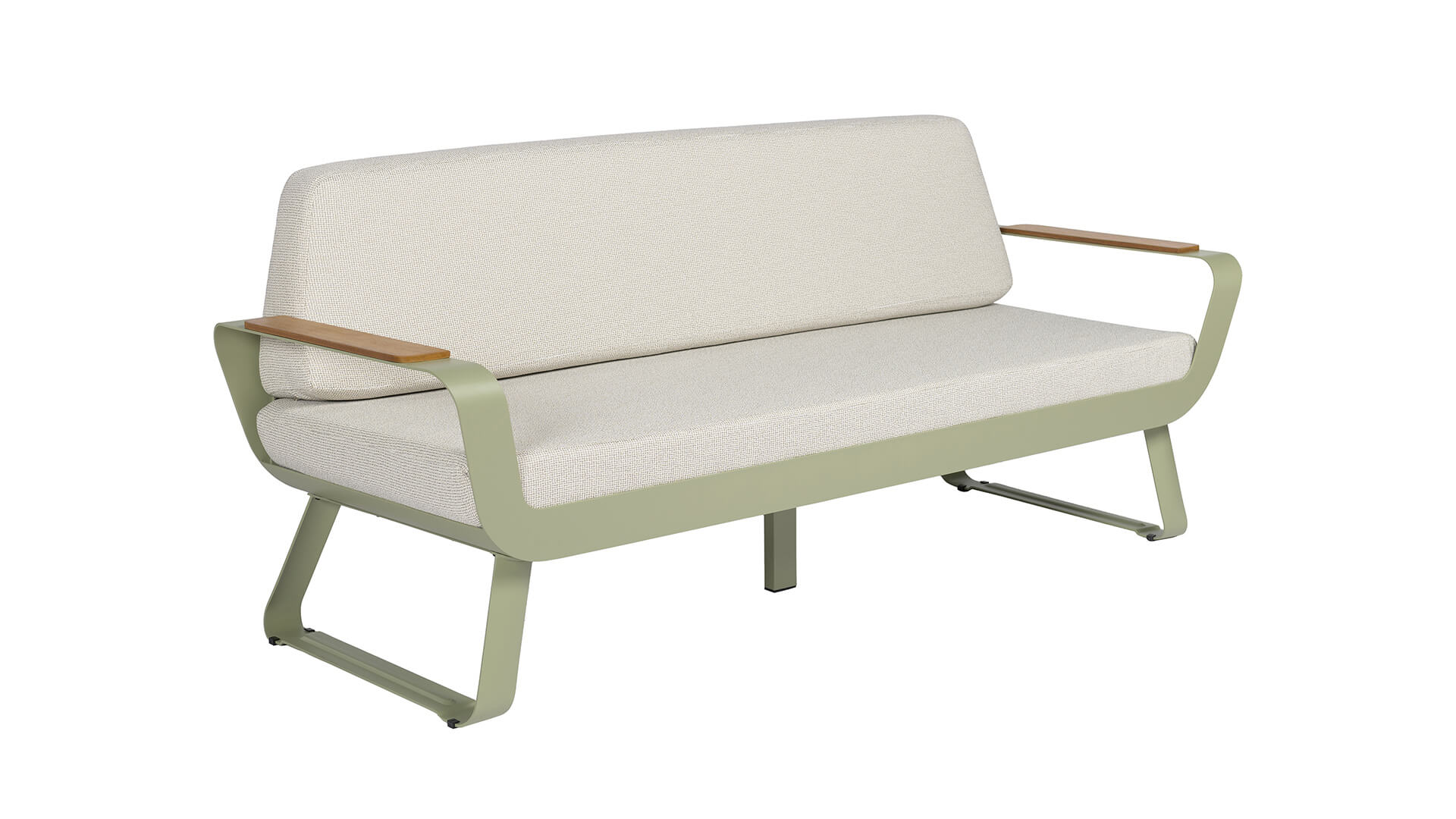 Loungegarnitur EVA MINI SOFA hellgrün/creme