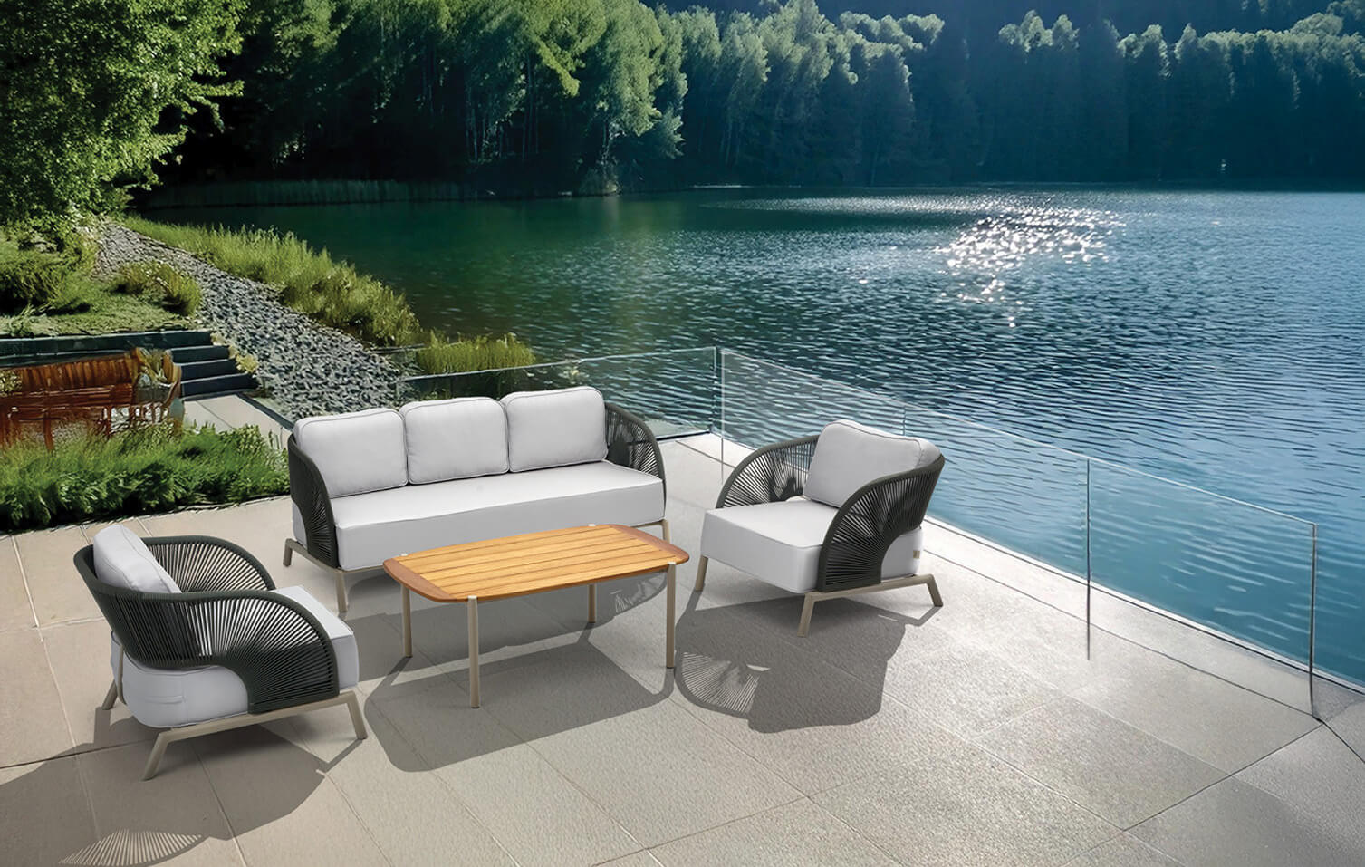 Loungegarnitur OCEAN SOFA 3+1+1