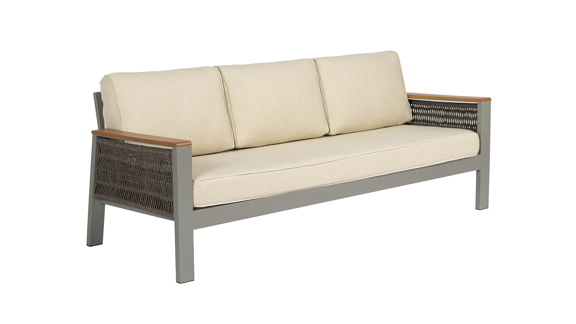 Loungegarnitur S-2011 SOFA Set 3+1+1 grau