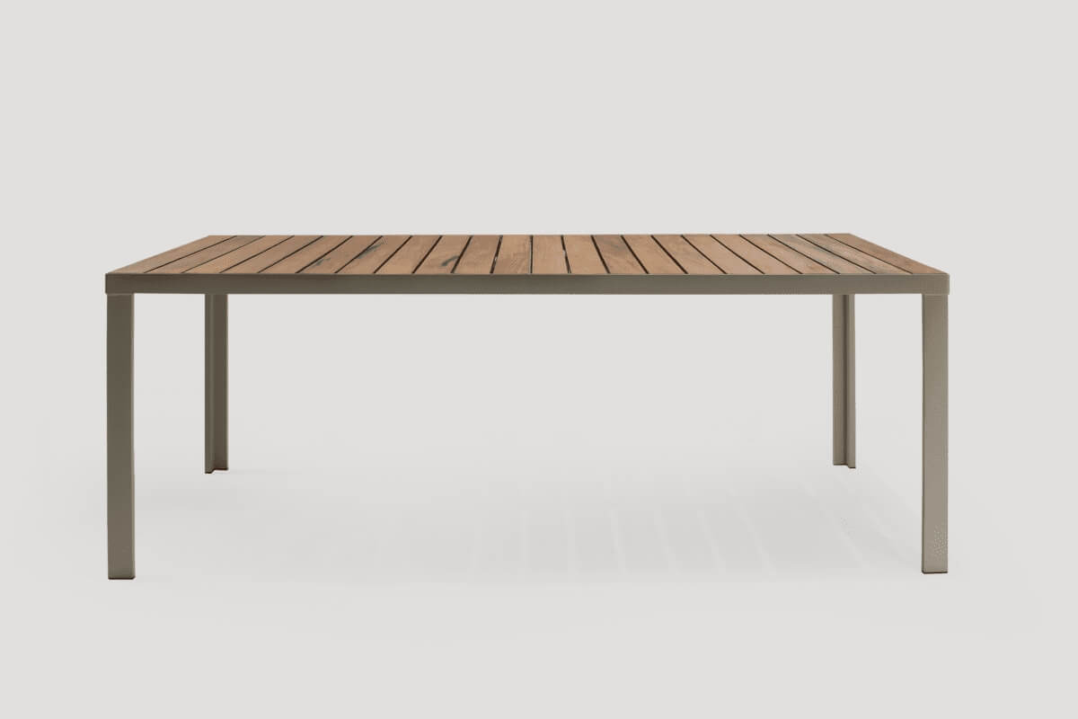 Gartenessgruppe ISRA DINNING 100/200 Set 6 creme/weiß/grau